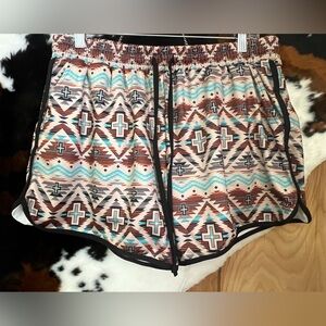 Aztec Print Women's Shorts